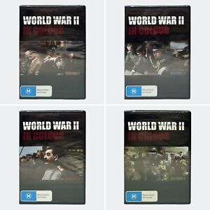 New & Sealed World War II (WW2) in Colour: Complete Volume 1-4 DVDs - Region ALL