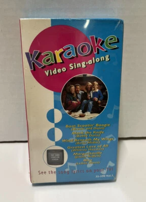 Karaoke Video Sing-Along (VHS, 1997) Vtg RadioShack Country - NEW/SEALED! - Image 1 of 4