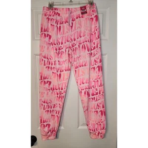 Justice Girls Fleece Size XL Jogger Pant Pink NWT - Picture 1 of 5