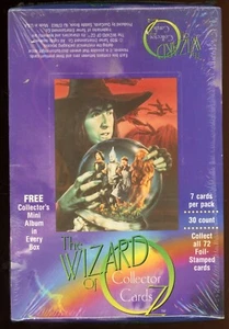 THE WIZARD OF OZ COLLECTOR CARDS SEALED BOX 30 PACKS, 7 CARDS PER PACK - Picture 1 of 1