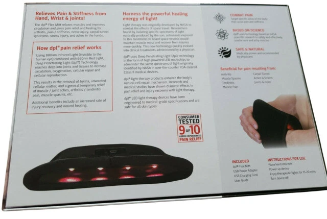 LED 46516 1 EA DPL Light for Wrist Pain - Black