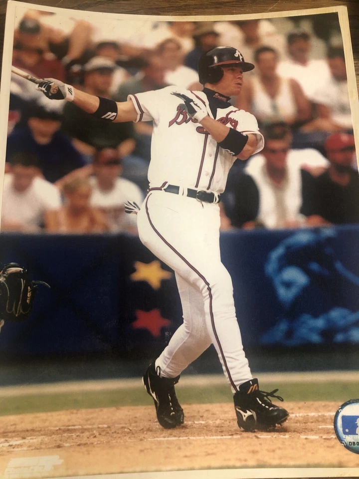 Foto laminada 11x14 Chipper Jones Atlanta Braves Foto 1 de 1