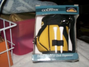 THE ORIGINAL GOLFSTER DRINK HOLDER / DESK ORGINIZER,STEELERS COLORS-BLACK & GOLD - Picture 1 of 7