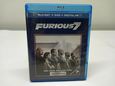Furious 7 Bluray Disk 2015 Paul Walker Vin Diesel Dwayne Johnson Tyrese Gibson - Image 1 of 4