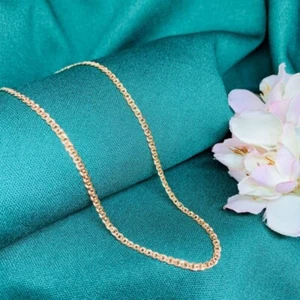 Nonna Kette dünne 2.3 mm Halskette Gold Rose Rotgold 585 NEU - Bild 1 von 3