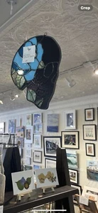 Pre Order ( 1 week )Scary Skeleton - Tiffany Style Stained Glass By Debbie Dugan - Picture 1 of 2