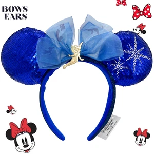 Disney Tinker Bell Edition Blue Main Attraction Ear Peter Pan's Flight Headband - Picture 1 of 2