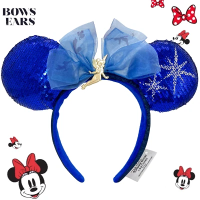 Diadema Disney Edición Campanilla Azul Atracción Principal Oreja Peter Pan's Flight Foto 1 de 2