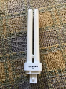 18 Watt CFL Bulb Lamp PL18W/2U/4P/827 2700K G24Q-2 BASE 4 PIN New And Unused - Picture 1 of 3