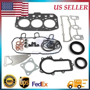 3TNV70 Engine Overhaul Gasket Kit for Yanmar Excavator Loader John Deere 850D - Picture 1 of 4