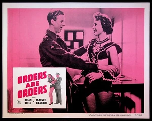 Orders Are Orders 1954 Orig. Lobby Card 4 NM Comedy Movie Poster Margot Grahame - Picture 1 of 2