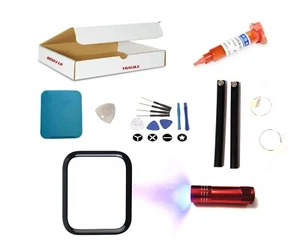 Display Reparatur Set passend für Apple Watch Series 6 - Frontglas Linse Ersatz 44mm - Bild 1 von 7