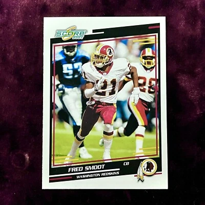 Fred Smoot 2004 Score #329 MINT Redskins Legends Jersey Miss State Champ Minshew - Image 1 of 2