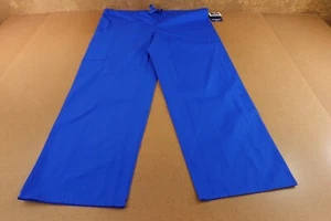 Adar Unisex Size XL Royal Blue Classic Fit 2 Pocket Drawstring Scrub Pants NWT - Picture 1 of 10