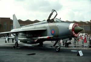 RAF, Lightning, XR760, at Abingdon, in 1987, aircraft slide - Picture 1 of 1