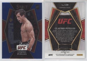 2022 Panini Select UFC Premier Level Retail Blue Claudio Puelles #120 Rookie RC