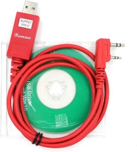 Kabel do programowania USB do WOUXUN KG-UVD1P KG-UV6D KG-UV8D KG-UV899 KG-UV9D Plus - Zdjęcie 1 z 6