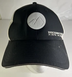 Club de Senderismo de Golf Breckenridge Sombrero Blanco y Negro Logo Montañas Hecho en EE. UU. - Imagen 1 de 8