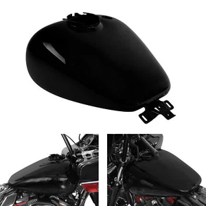 Vivid Black 6gal.Gallon Fuel Gas Tank For Harley CVO Electra Street Road Glide - Picture 1 of 10