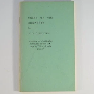 Pulp Reader #2 - Bride of the Serpents by J.O. Quinliven 1975 Shroud - Imagen 1 de 4