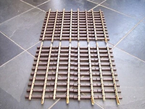 8 LGB 10000 G SCALE MODEL RAILWAY 300mm BRASS TRACK STRAIGHTS - Picture 1 of 12