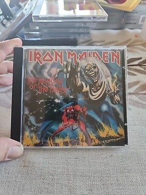 Iron Maiden The Number Of The Beast CD 1993 US Reissue Club Ed Foto 1 de 3