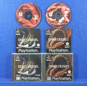 ps1 Dino Crisis x2 Games 1+2 *x Survival Horror Boxed & Complete PAL ps2 ps3 - Bild 1 von 8