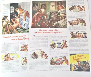Elsie the Cow Ad Lot (3) Borden's Milk Print Ads - Picture 1 of 4