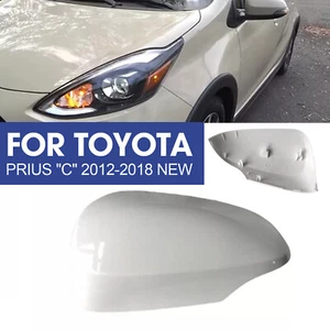Driver Left Side Door Wing Mirror Cover Caps For Toyota Prius "C" 2012-2018 New - Picture 1 of 11