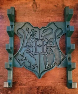 Wall Mount For 5 Harry Potter Wands Display Stand Holder Hogwarts - 10 Colours - Picture 1 of 10