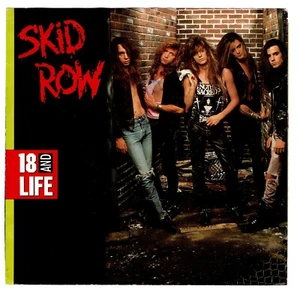 Skid Row-18 and Life (VG+) - Picture 1 of 3