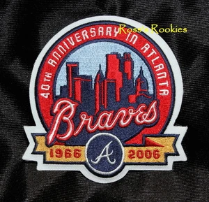 2006 ATLANTA BRAVES 40TH ANNIVERSARY OFFICIAL MLB PATCH - Picture 1 of 1