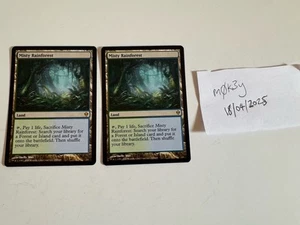 Misty Rainforest Zendikar x2 Regular Rare Fetch Land MTG Card - Picture 1 of 2
