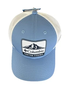 Columbia Sportswear Tested Tough Snapback Mesh Trucker Hat One Size Blue NWT - Picture 1 of 6