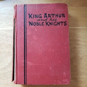 King Arthur and His Noble Knights 1937 Vintage Hardcover Book Mary Macleod - Picture 1 of 8