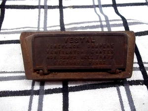 1940's Vestal Fireplace Damper Advertising Salesman Sample Ashtray (MK-20) - Picture 1 of 4