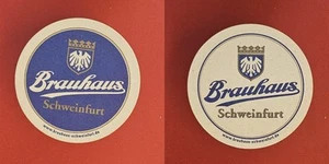 Brauhaus Schweinfurt blauer Kreis Brauerei Bierdeckel Bier - Picture 1 of 1