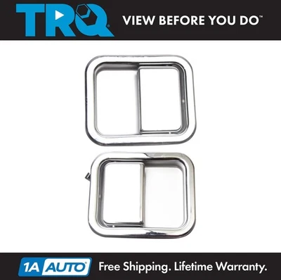 TRQ Exterior Door Handle Set Fits 96-04 Volvo - Imagem 1 de 4