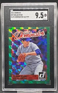 2014 DONRUSS ELITE DOMINATOR NOLAN RYAN #ED 542/999 ASTRO RANGERS GRADED SGC 9.5 - Picture 1 of 2