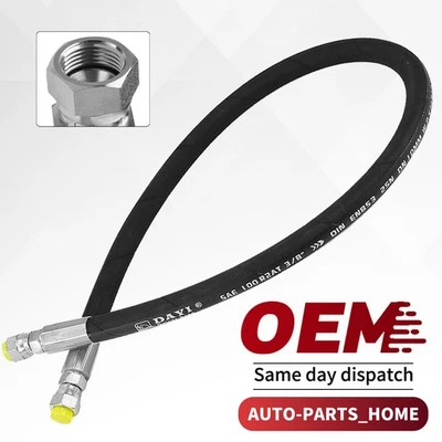 Conjunto de manguera hidráulica 3/8" #6 HEMBRA JIC 37°- (9/16-18) 7685 psi -recto Foto 1 de 4