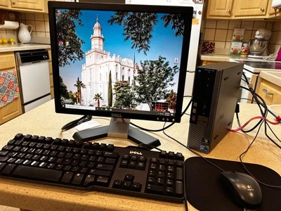 Dell Optiplex 780 SFF Win10Pro, 230GB, 3GHz, 4GB, Kybd, Mouse, Display - Image 1 of 4