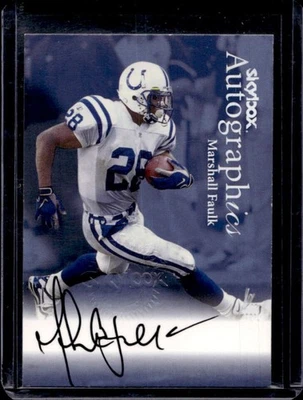 Skybox Premium Marshall Faulk 1999 autógrafos #NNO Rams Foto 1 de 2