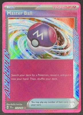 Master Ball 153/162 Pokemon TCG SV05: Temporal Forces ACE SPEC Rare NM - Image 1 of 2