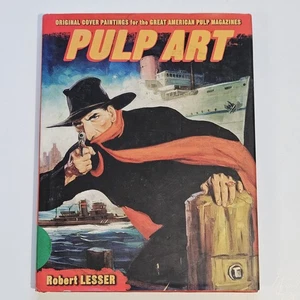 Pulp Art Original Cover Paintings for the Great American Pulp Magazine Hardback - Picture 1 of 10