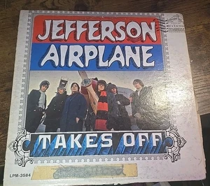 1966 JEFFERSON AIRPLANE TAKES OFF RCA Victor LSP-3584 RE Stereo LP Vinyl Record - Imagen 1 de 7