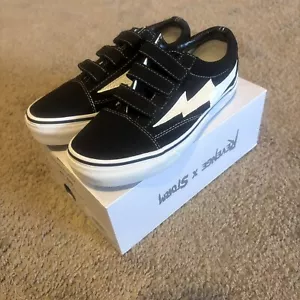 Revenge x Storm “Black Straps” Sneakers Size 3Y Brand New 100% Authentic - Picture 1 of 9