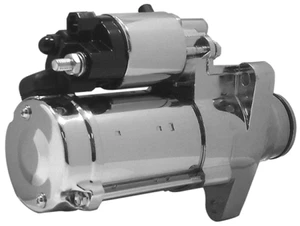 New Protorque Chrome 1.6Kw Starter Motor For 2017/Later Harley Davidson Touring - Picture 1 of 1