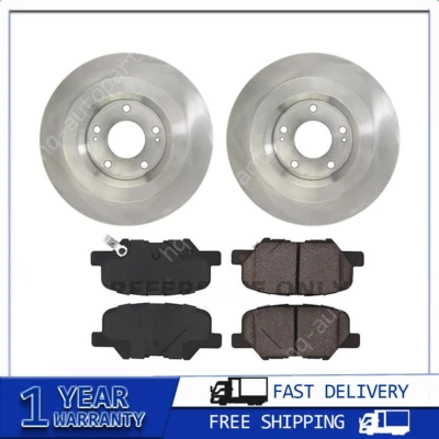 Centric Rear Brake Rotors & Metallic Brake Pads 3x Fits Mitsubishi ASX - Image 1 of 4