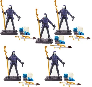 G.I. GI JOE Pursuit of Cobra COBRA COMMANDER COBRA LEADER Set of 5pcs Figures - Picture 1 of 4