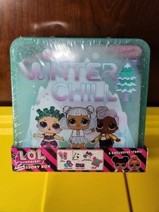 NEW LOL Surprise Girls Accessory Box Winter Chill 6 Items Green Ink Hat Glove - Picture 1 of 4